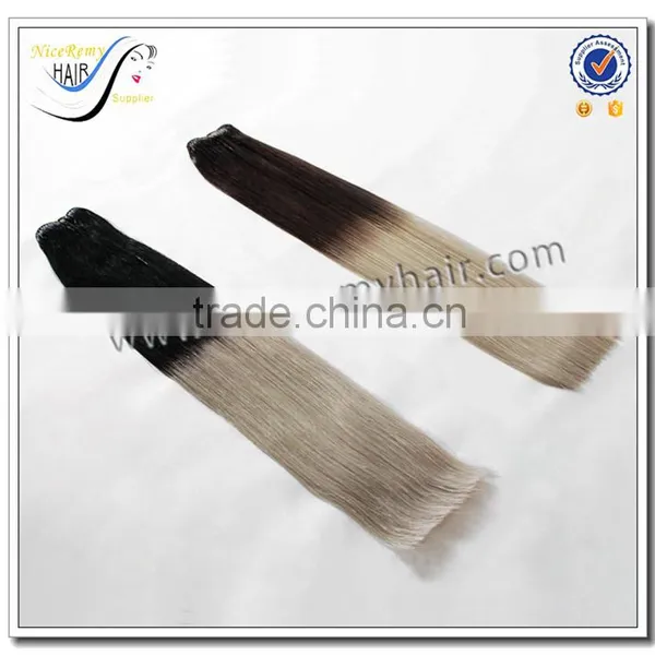Wholesale Top Quality Sew in Human Hair Weave Ombre Hair 100% Virgin Human Hair photo-5