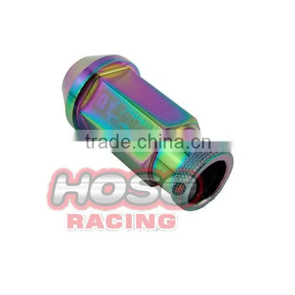 D1 Neo Chrome M12X1.5 Forged Aluminum L:52MM Wheel Lug Nuts photo-4