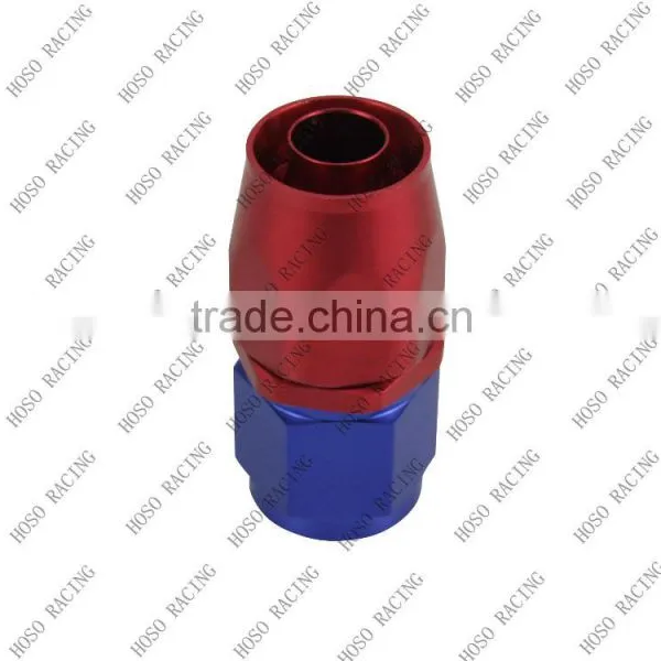 AN 10 Straight Aluminum Red and Blue Oil Cooler Hose Fitting photo-5