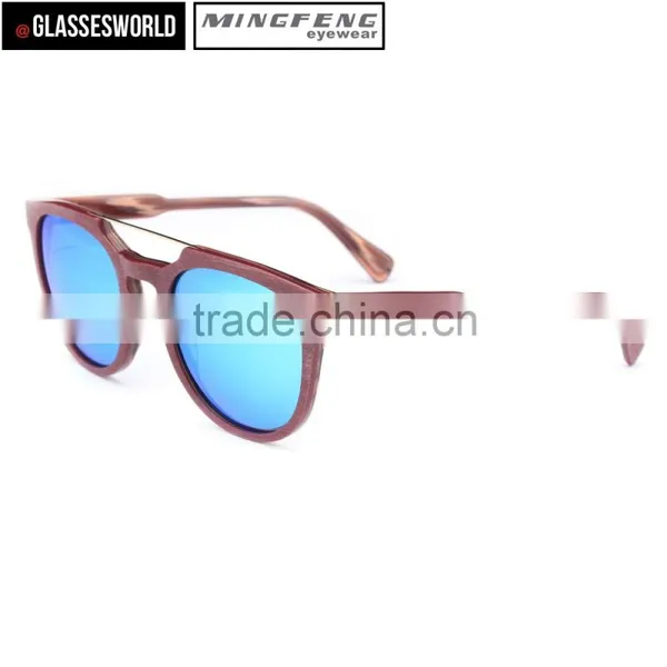 OEM Sunglasses Wooden Aceatate Sunglasses Oem Sunglasses With Metal Bridge Quality Choice photo-3