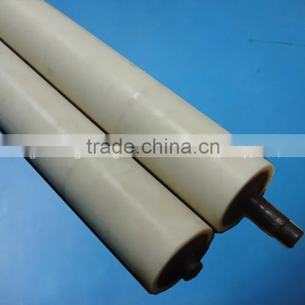 Widely Use Abrasion Resistant Rubber Coated Plastic Cover PTFE Teflon Conveyor Rollers Quality Choice photo-5