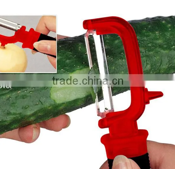 ABS+S/S 18.3*3.8 High Quality Kitchen Tools Potato Peeler/carrot Peeler/vegetable Peeler/apple Peeler photo-3