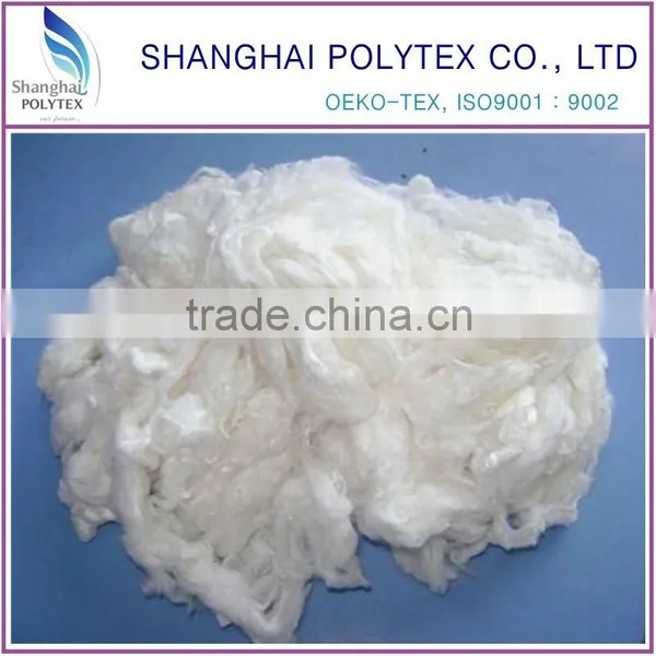 China Factory Direct Wholesale 1.2d to 5d Bright White Viscose Staple Fiber for Spinning or Non Woven photo-2