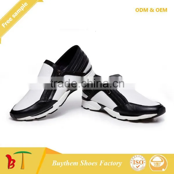 Men's New Style Sports Sole Casual Upper Genuine Leather Shoes photo-5