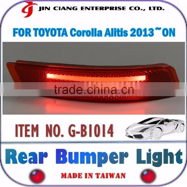 BODY KIT Car ACCESSORY For Toyota ALTIS Red Brake REAR BUMPER LIGHT