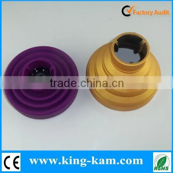 Products for Hair Diffuser Portable Orange Silicone Finger Hair Blow Dryer Diffuser Universal photo-2