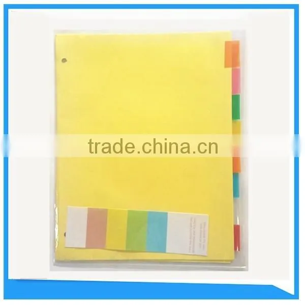 Manila Color 8 Tab Insert A4 Divider