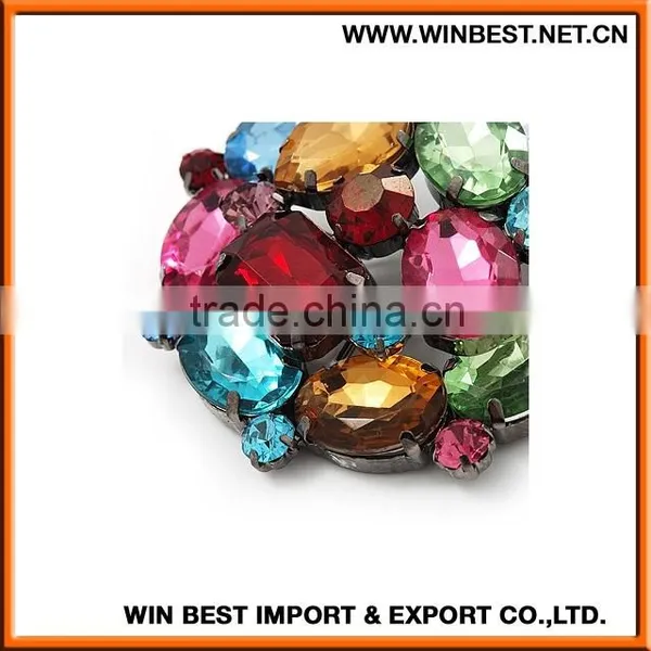 2015 Hot Selling Decorative Rhinestone Brooch, Bridal Rhinestone Brooch for Dress,rhinestone Brooch for Dress photo-3