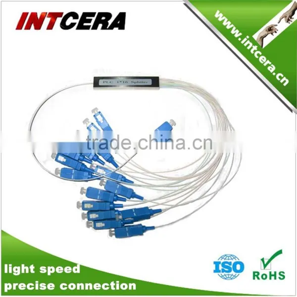 Low PDL MINI Module-steel Tube Type 1x16 Passive Optical PLC Splitter