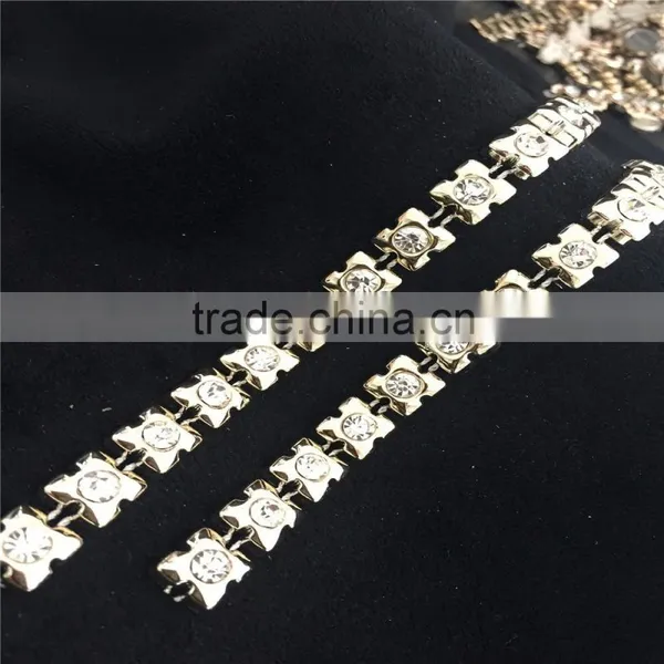 Shine Decorative Rhinestone Trim/crystal Chain Trim photo-4