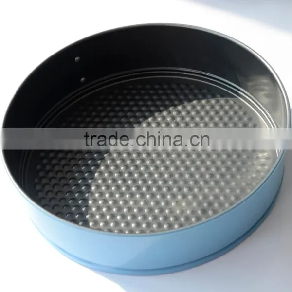 Carbon Steel Non-stick Round Springform Cake Pan 2pcs Set With Color Printing photo-5