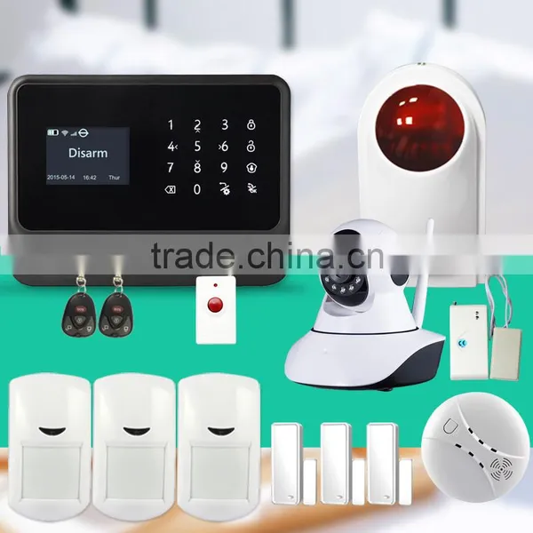 Multi-language Wireless Alarm System Work With Smart Socket for Smart Function & Gsm Home Alarm System Smart Home Wifi Alarms photo-4