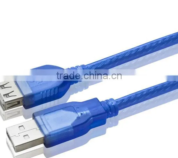 Transparent Optional Colors USB 2.0 Extension Cable Customized Length photo-3
