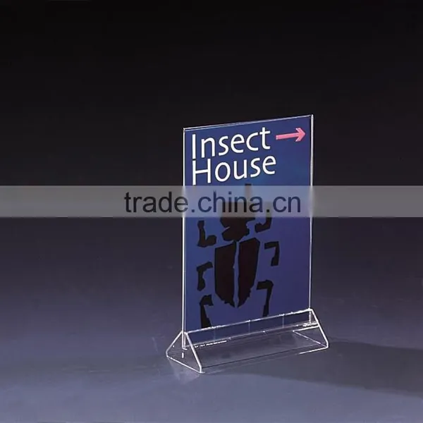 Design Made Silk Screen Acrylic PMMA /Acrylic Menu Holder photo-4
