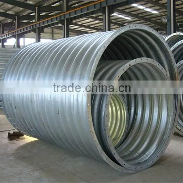 Large Diameter Corrugated Steel Pipe Machine