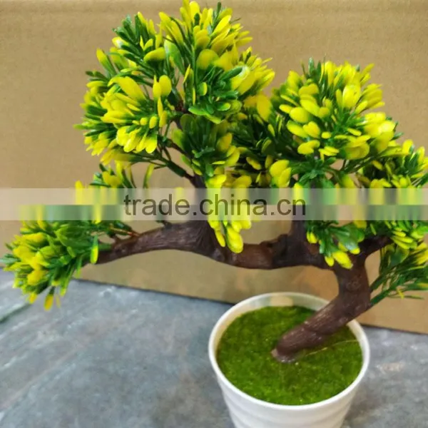 Wholesale Mini Artificial Green Plant Bonsai for Promotion photo-2