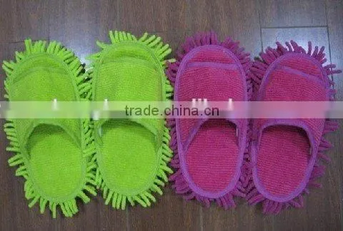 Super Clean Chenille Slippers With Great Absorbent photo-2
