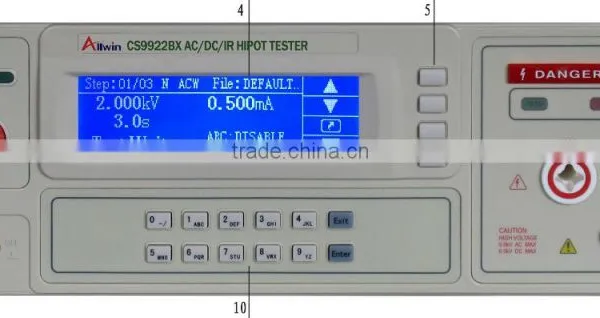 CS9923G 10kV DC Hipot and Insulation Resistance Tester for PV Module