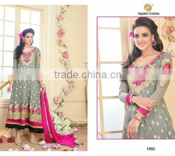 GEORGETTE DESIGNER ANARKALI SUIT