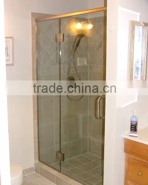 Chrome Hardware Frameless Shower Door 3/8" Clear Glass photo-3