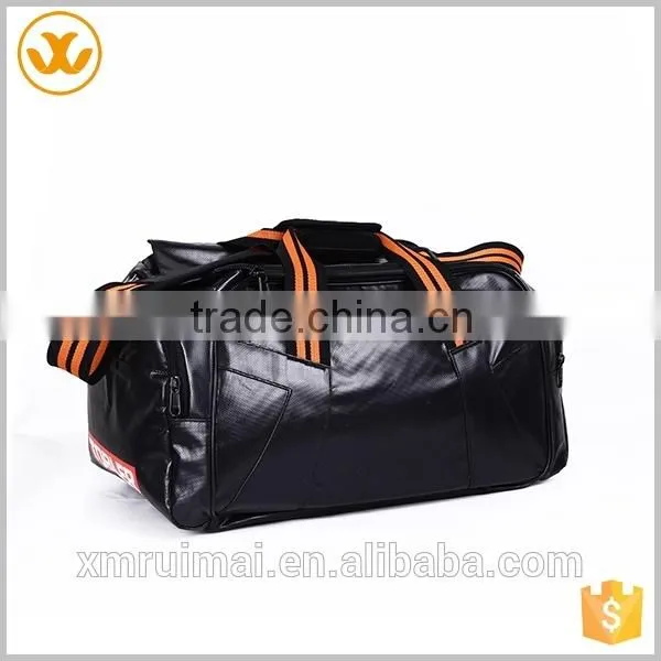Black Unique Design Men Travel Hiking Bag Oxford Shoulder Handle Duffle Bag photo-2