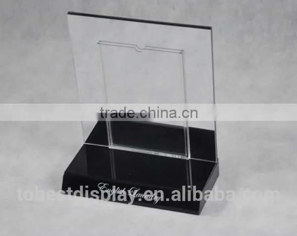 Hot Sale Comnized Beauty Designed Acrylic Menu Holder, Photo Frame photo-2
