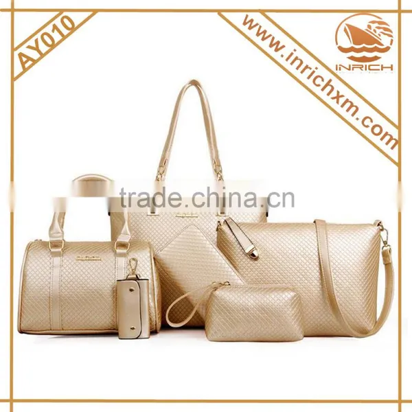 Best Seller New Pattern 6pcs Synthetic Leather Ladies Handbag Online Shopping Quality Choice Most Popular photo-2