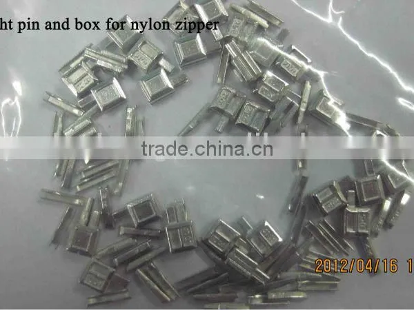 3# Right Pin and Box for Nylon Zipper Accessories