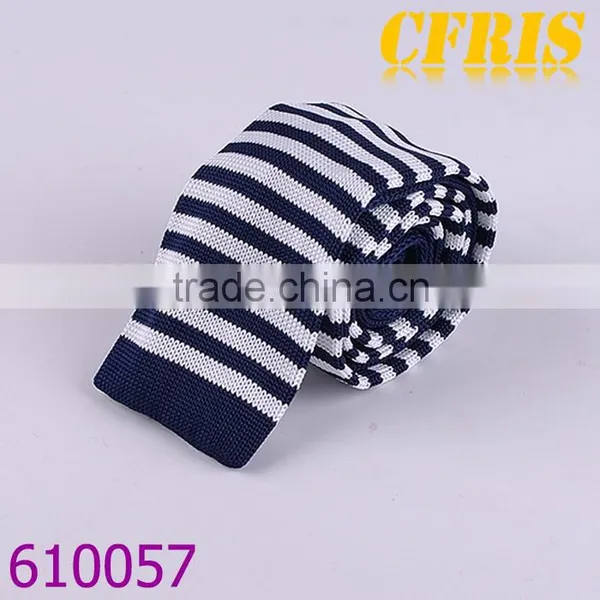 Cotton Knitted Neckties,Hand Knitted Ties,Strip Neckties photo-6