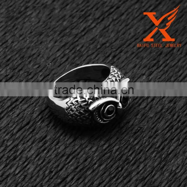 In Stock 2016 New Punk Style Fashion Bulk Owl Ring Design for Women Ladies Rings photo-5