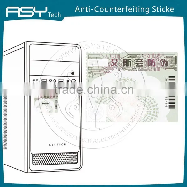 High Security Intaglio Printing Anti-Counterfeit Sticker Quality Choice photo-3