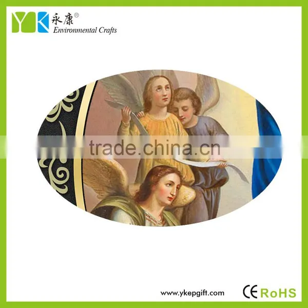 3D Resin Catholic Religious Statues Plate Shape for Decoration photo-5