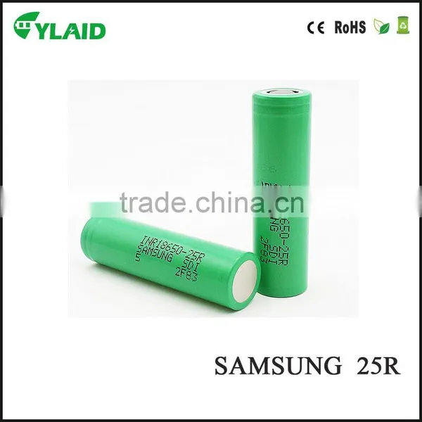 In Stock for Samsung Polymer Battery18650-25R Green 2500mah 20A li Ion Rechageable Vape Battery Best Price photo-2