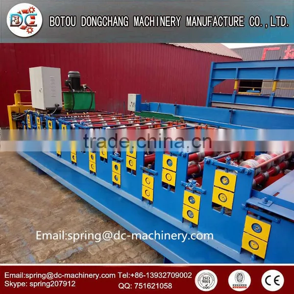 Galvanized Zinc Roof Sheet, Wall Panel Making Machine Trapezoidal Roof Panel Cold Roll Forming Machine