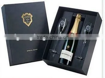Eco-friendly Vodka Paper Box With Flocking