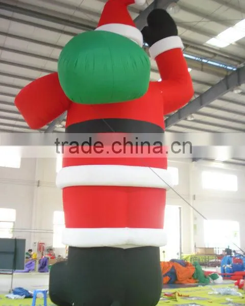 Factory Price Commercial Customized Design Giant Inflatable Santa Claus Decoration photo-3