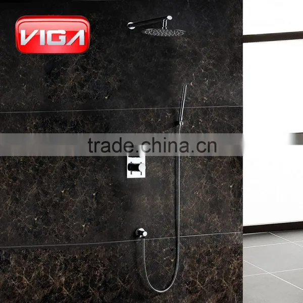 Wall Mounted Thermostatic Shower Rain To Waterfall Shower