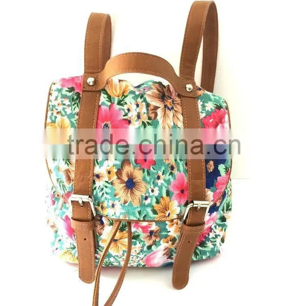 Wholesale Fashion Canvas Student Mini Backpack photo-2