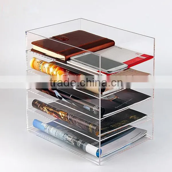Acrylic File Organizer Display Stand /holder With 5 Layer photo-3