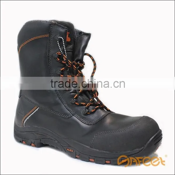 High Quality Cow Grain Leather Firefighter Safety Shoes, Safety Shoes for Workers, Safety Shoes in Korea (SA-9402) photo-3
