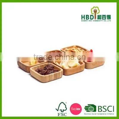 Hot New Products for 2016 6pcs Wood Sauce Bowl-mini Bowl-small Bowl Wholesale photo-3