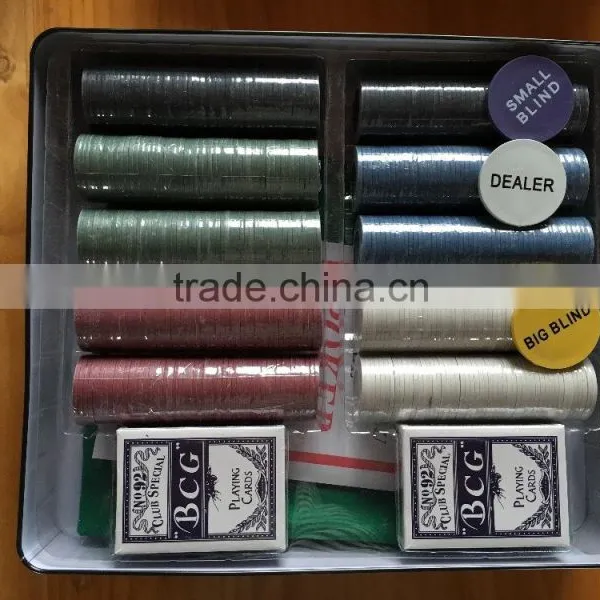 500 Pcs Casino Texas Hold'em Poker Set photo-2