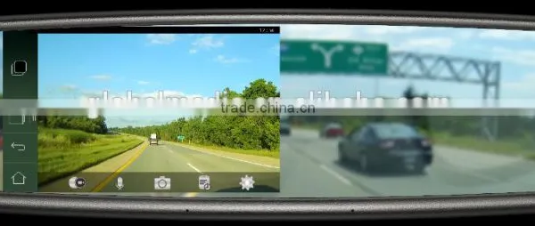 Gps Navigation Car Interoir Rearview Mirror; Dvr Recording; Bluetooth; Google Map;wireless Camera photo-3