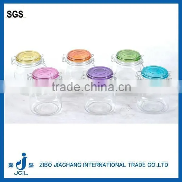Zibo Square Glass Jars With Lids for Jam CK09 photo-2