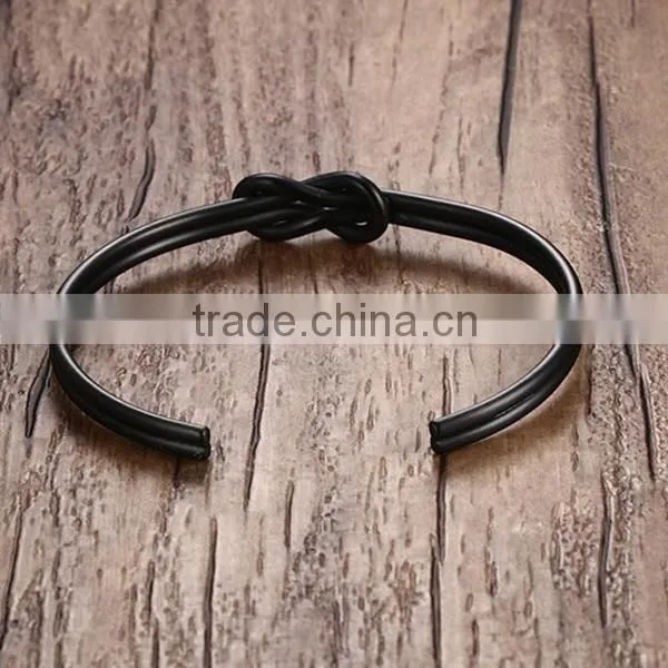 Personality Stainless Steel Jewelry Bowknot Three Colors Bracelet photo-2