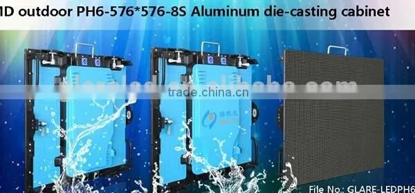 Die Casting Aluminum Outdoor Advertising Rental Led Display Screen P5,P6,P8,P10 photo-2