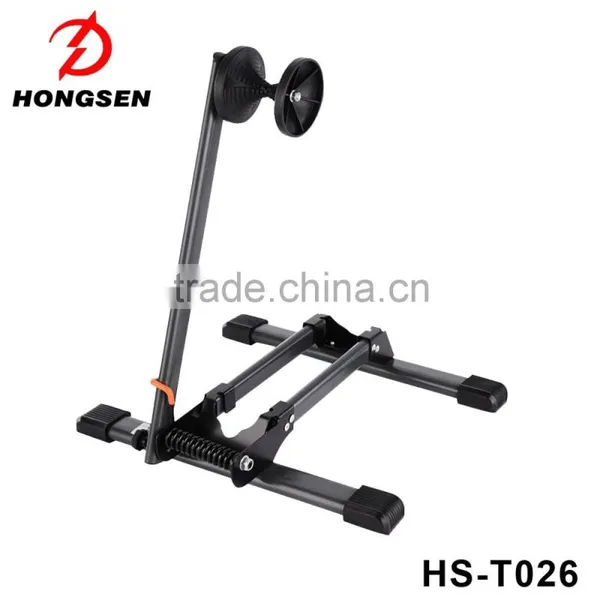 Indoor Mini Bike Foldable Storage Rack Wheel Display Rack photo-5