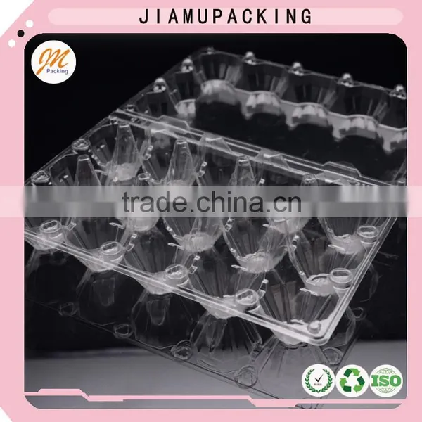 High Quality 15 Hole Blister Disposable Clear Plastic Egg Tray photo-2