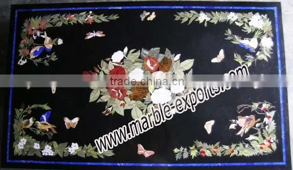 Decorative Marble Tables, Marble Inlay Dining Table Top photo-5