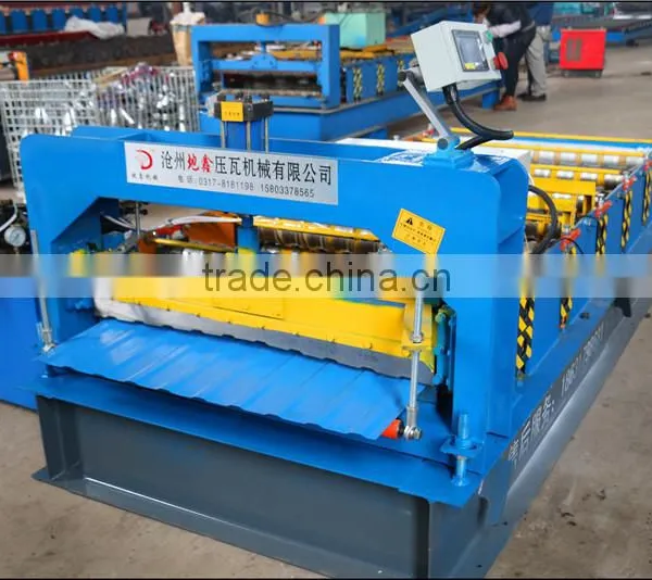 DIXIN 980 Metal Sheet Roll Forming Machine for Wall Panel photo-3